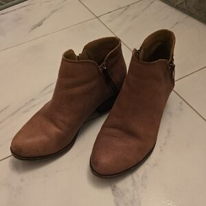 Lucky Brand Brown Ankle Booties
